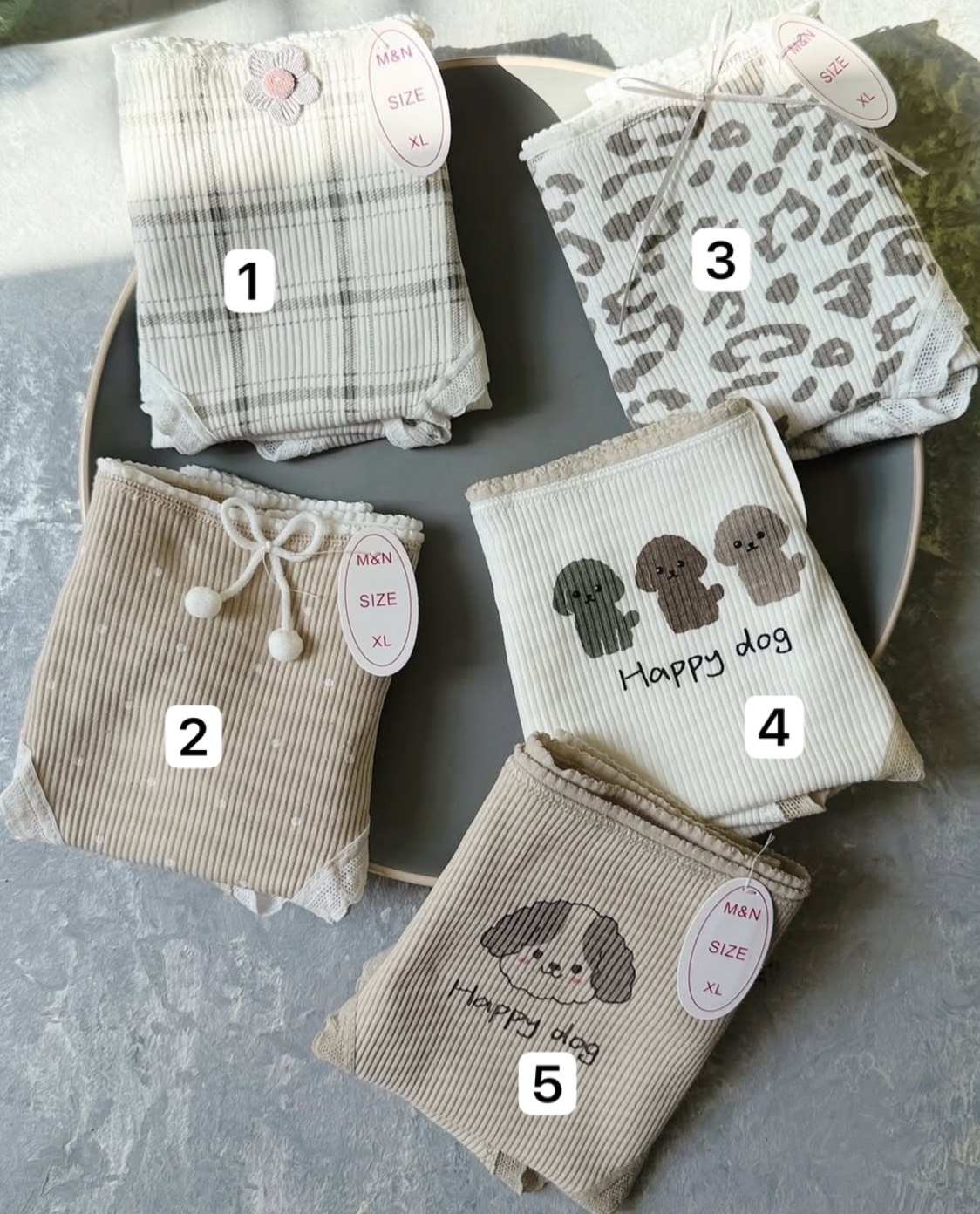 شورت نخی عروسکی سایز 3xl طرح Dog 🐶
