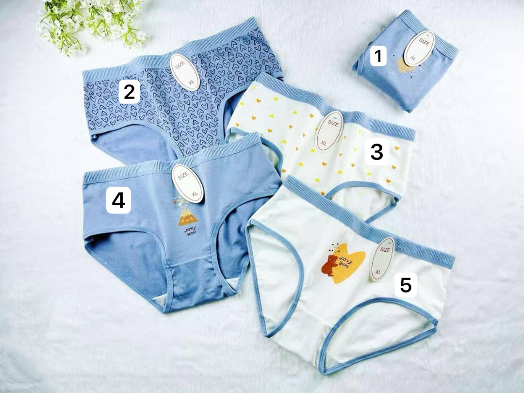 شورت نخی عروسکی xl طرح خرس آبی 🐻🩵