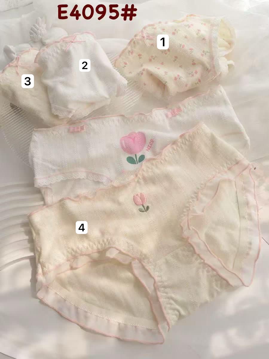 شورت نخی عروسکی xl طرح لاله 🌷