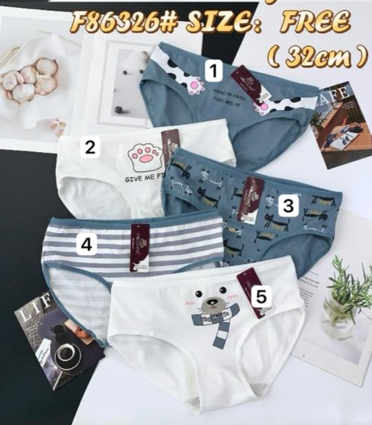 شورت نخی عروسکی xl طرح گربه 🐈‍⬛