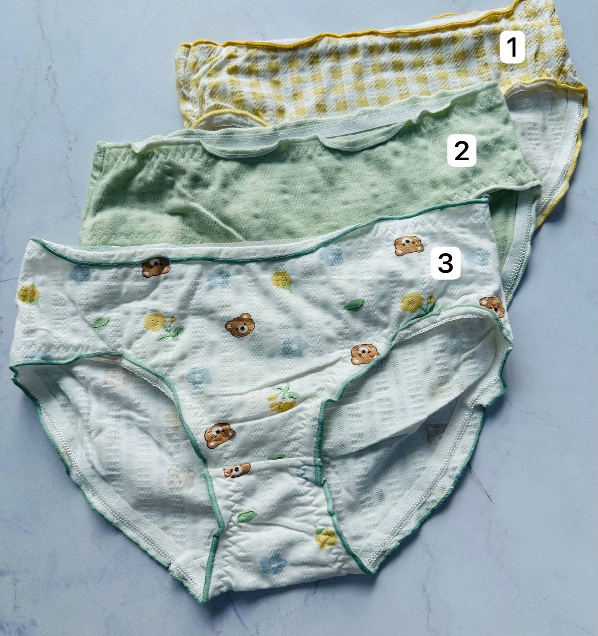 شورت نخی عروسکی طرح🐻🍯