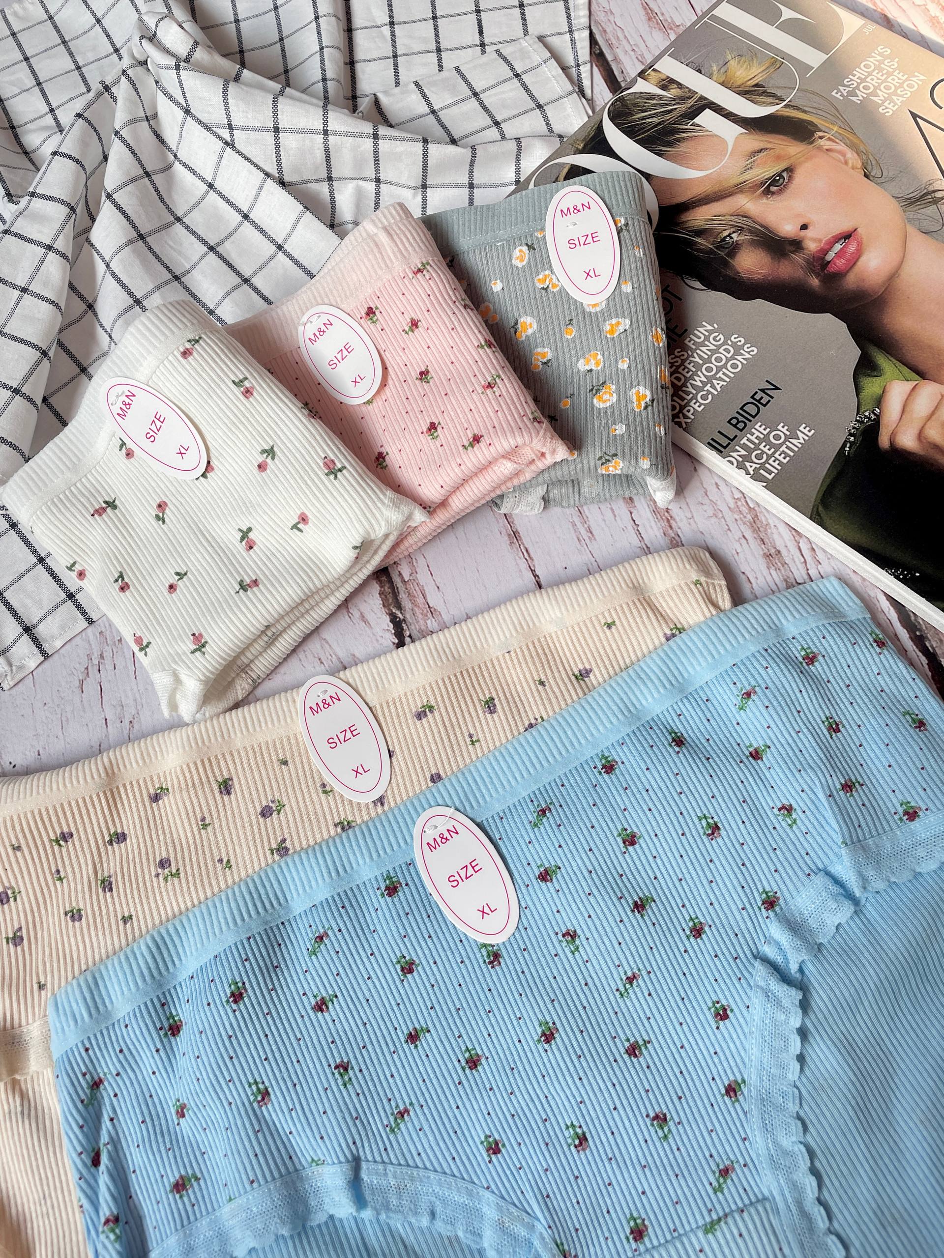 شورت نخی فانتزی سایز 3xl طرح رز 🌹