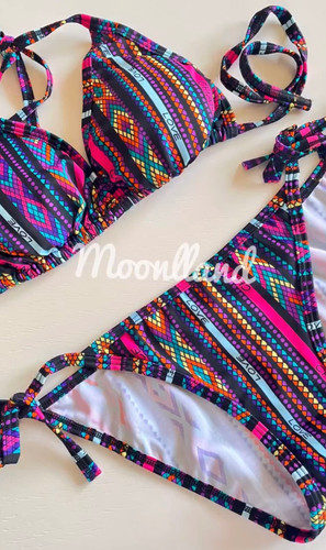 بیکینی گره ای طرحدار 👙🏖️