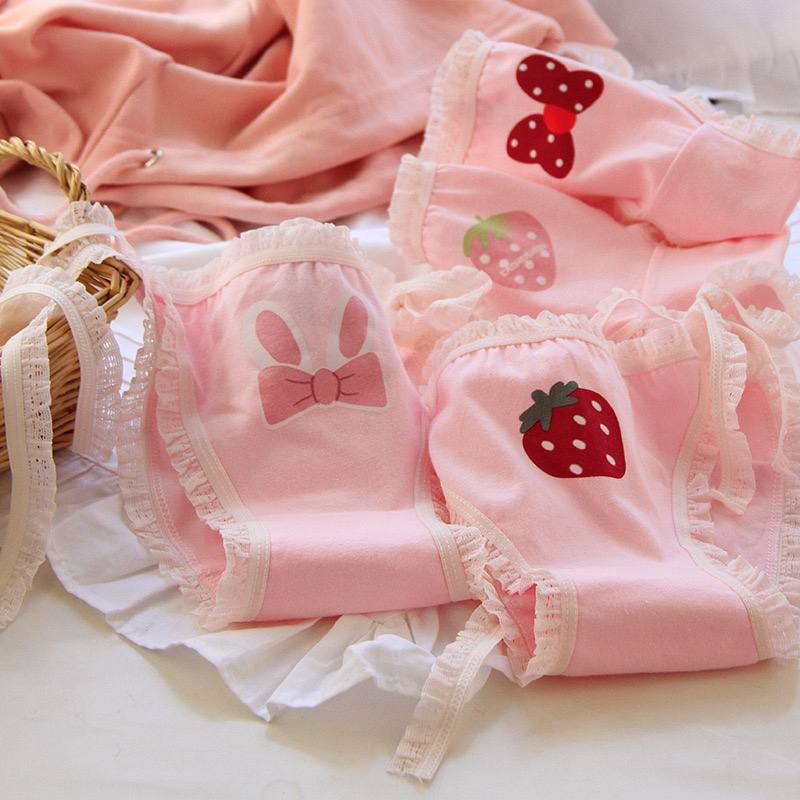 شورت گره ای فانتزی نخ پنبه 🎀🍓