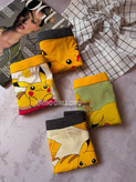 شورت پادار نخ پنبه پسرانه پک ۴ عددی پیکاچو pikachu⚡️