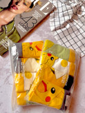 شورت پادار نخ پنبه پسرانه پک ۴ عددی پیکاچو pikachu⚡️