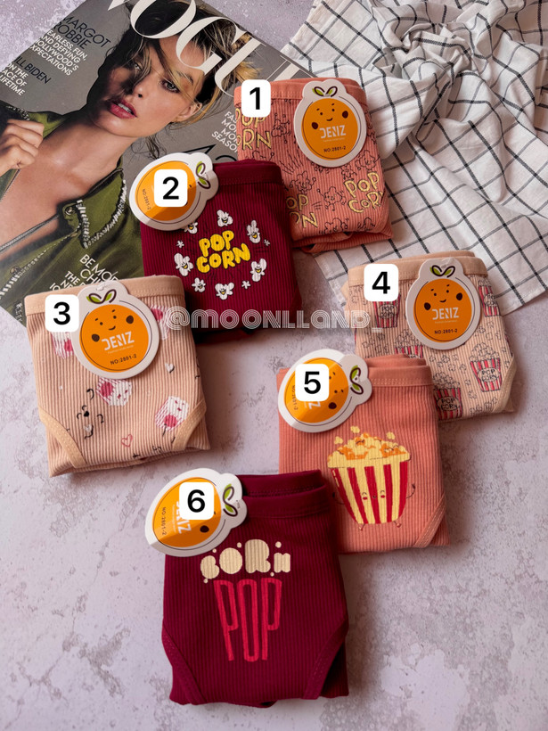 شورت نخی عروسکی popcorn سایز لارج 🍿