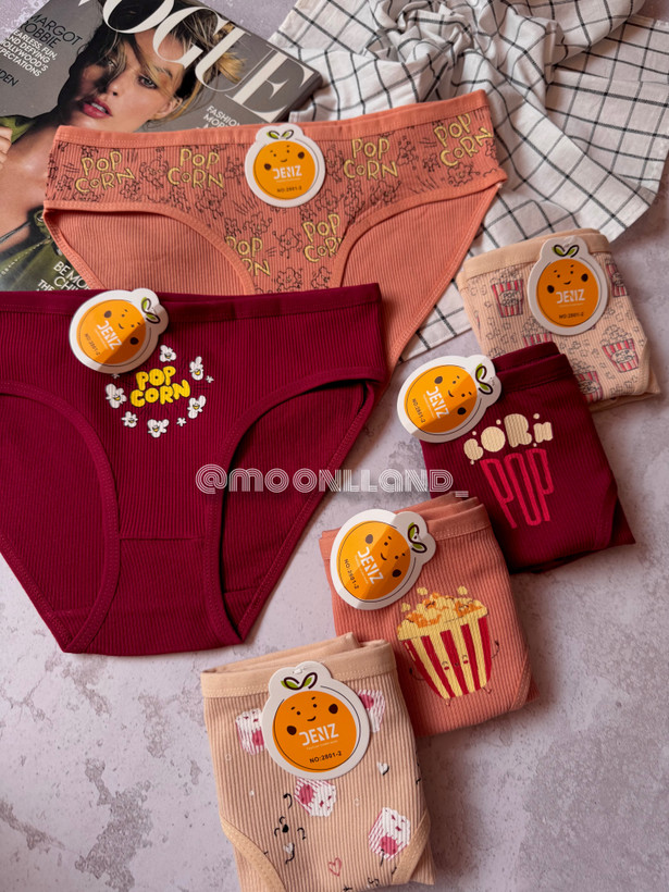 شورت نخی عروسکی popcorn سایز لارج 🍿