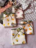 شورت نخ پنبه عروسکی سایز Xl طرح میوه fruit 🍉🍍🥭