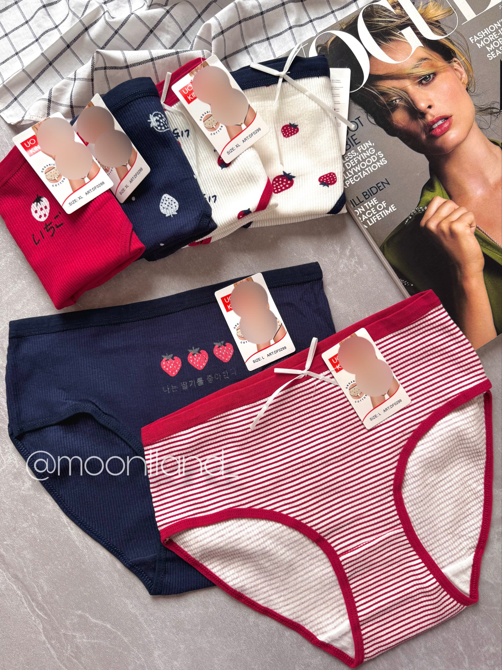 شورت نخی کبریتی عروسکی یوکین سایزبندی 34-44 طرح توت فرنگی 🍓