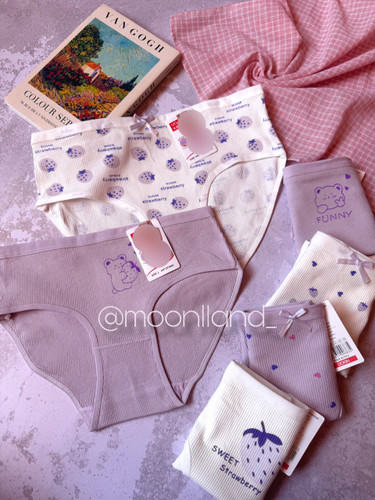 شورت نخی کبریتی عروسکی یوکین سایزبندی 34-44 طرح توت فرنگی یاسی💜