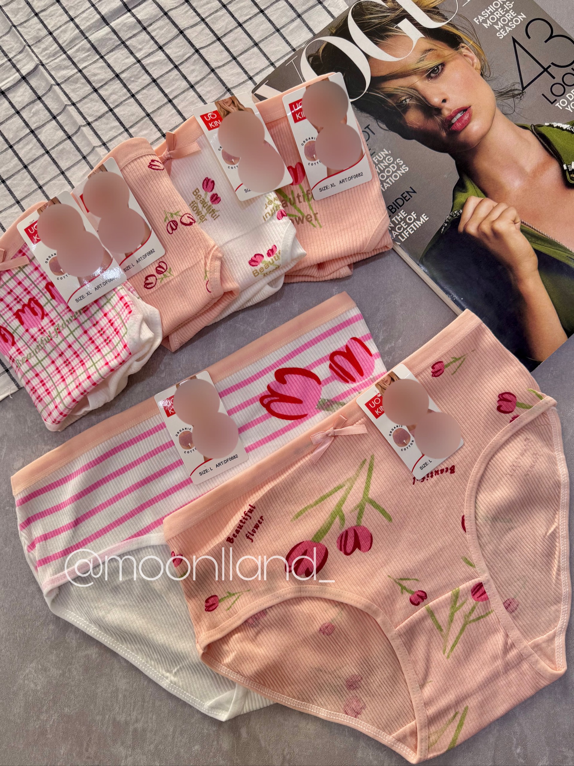شورت نخی کبریتی عروسکی یوکین سایزبندی 34-44 طرح لاله 🌷