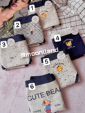 شورت نخ پنبه عروسکی سایز Xl طرح cute bear 🐻
